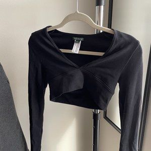 Women's Long Sleeve Seamless Top - Wild Fable Size S